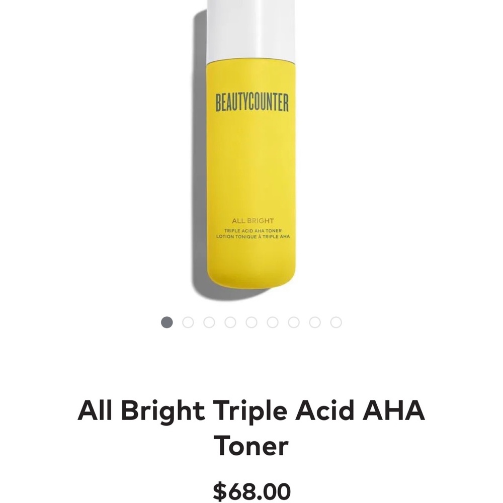 BEAUTYCOUNTER All Bright Triple Acid AHA Toner